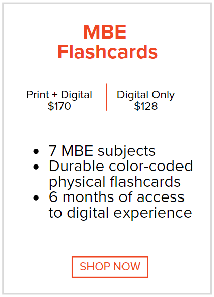 Purchase MBE Flashcards